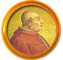 Round portrait medallion of Alexander VI, Basilica of St. Paul Outside the Walls