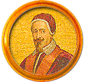 Round portrait medallion of Alexander VII, Basilica of St. Paul Outside the Walls