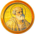 Round portrait medallion of Anastasius II, Basilica of St. Paul Outside the Walls