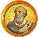 Round portrait medallion of Benedict IV, Basilica of St. Paul Outside the Walls