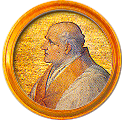 Round portrait medallion of Benedict VII, Basilica of St. Paul Outside the Walls