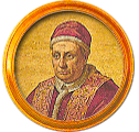 Round portrait medallion of Benedict XIII, O.P., Basilica of St. Paul Outside the Walls