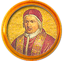 Round portrait medallion of Benedict XIV, Basilica of St. Paul Outside the Walls