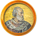 Round portrait medallion of Boniface II, Basilica of St. Paul Outside the Walls