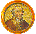 Round portrait medallion of Boniface VIII, Basilica of St. Paul Outside the Walls