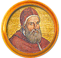 Round portrait medallion of Clement VIII, Basilica of St. Paul Outside the Walls
