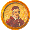 Round portrait medallion of Clement X, Basilica of St. Paul Outside the Walls