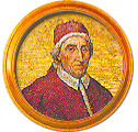 Round portrait medallion of Clement XI, Basilica of St. Paul Outside the Walls