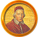 Round portrait medallion of Clement XII, Basilica of St. Paul Outside the Walls