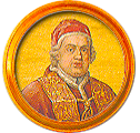 Round portrait medallion of Clement XIII, Basilica of St. Paul Outside the Walls