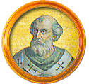 Round portrait medallion of Eugene II, Basilica of St. Paul Outside the Walls