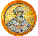 Round portrait medallion of Formosus, Basilica of St. Paul Outside the Walls