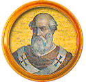 Round portrait medallion of Gregory IV, Basilica of St. Paul Outside the Walls