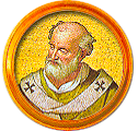 Round portrait medallion of Gregory V, Basilica of St. Paul Outside the Walls