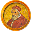 Round portrait medallion of Gregory XIII, Basilica of St. Paul Outside the Walls