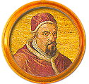 Round portrait medallion of Gregory XV, Basilica of St. Paul Outside the Walls