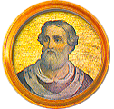 Round portrait medallion of Adrian I, Basilica of St. Paul Outside the Walls