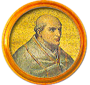 Round portrait medallion of Adrian VI, Basilica of St. Paul Outside the Walls