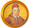 Round portrait medallion of Innocent XIII, Basilica of St. Paul Outside the Walls
