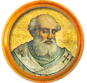 Round portrait medallion of John V, Basilica of St. Paul Outside the Walls