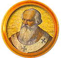 Round portrait medallion of John XVII, Basilica of St. Paul Outside the Walls