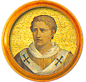Round portrait medallion of Leo V, Basilica of St. Paul Outside the Walls