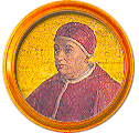 Round portrait medallion of Leo X, Basilica of St. Paul Outside the Walls