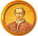 Round portrait medallion of Leo XII, Basilica of St. Paul Outside the Walls