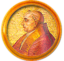 Round portrait medallion of Martin V, Basilica of St. Paul Outside the Walls