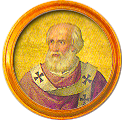 Round portrait medallion of Nicholas III, Basilica of St. Paul Outside the Walls
