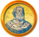Round portrait medallion of Pelagius I, Basilica of St. Paul Outside the Walls