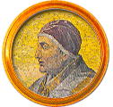 Round portrait medallion of Pius III, Basilica of St. Paul Outside the Walls