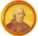 Round portrait medallion of Pius VI, Basilica of St. Paul Outside the Walls
