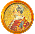 Round portrait medallion of Ven. Pius XII, Basilica of St. Paul Outside the Walls