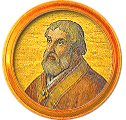 Round portrait medallion of Sergius IV, Basilica of St. Paul Outside the Walls