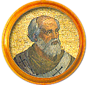 Round portrait medallion of Sisinnius, Basilica of St. Paul Outside the Walls
