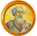 Round portrait medallion of Stephen III (Stephen IV), Basilica of St. Paul Outside the Walls