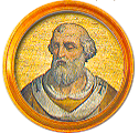 Round portrait medallion of Stephen II (Stephen III), Basilica of St. Paul Outside the Walls
