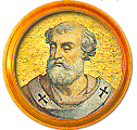 Round portrait medallion of Stephen V (Stephen VI), Basilica of St. Paul Outside the Walls