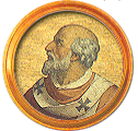 Round portrait medallion of Stephen VII (Stephen VIII), Basilica of St. Paul Outside the Walls