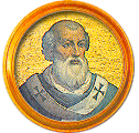 Round portrait medallion of Stephen IV (Stephen V), Basilica of St. Paul Outside the Walls