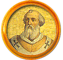 Round portrait medallion of Theodore II, Basilica of St. Paul Outside the Walls