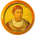 Round portrait medallion of Urban III, Basilica of St. Paul Outside the Walls