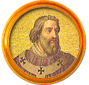 Round portrait medallion of Urban IV, Basilica of St. Paul Outside the Walls