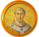 Round portrait medallion of Urban VI, Basilica of St. Paul Outside the Walls