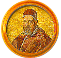 Round portrait medallion of Urban VIII, Basilica of St. Paul Outside the Walls
